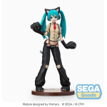 Figure Vocaloid - Hatsune Miku -  Project DIVA Arcade Future Tone SPM PVC Statue Hatsune Miku Kitty Cat 23 cm  - Arrivo Stimato 30/8