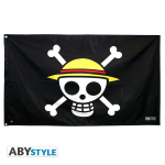 One Piece Flag 70x120 cm - Bandiera Teschio Rufy