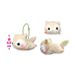 Puchimaru - Portachiavi Mini Plush - Scoiattolo volante