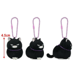 Puchimaru - Portachiavi Mini Plush - Kuro Neko