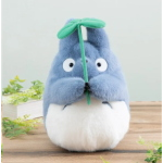 Studio Ghibli - Totoro Plush Dondoko - Totoro Blu con la sua foglia - 18x28,5x28 cm