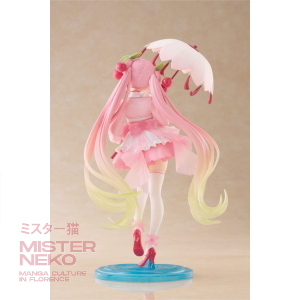 Figure Vocaloid - Hatsune Miku AMP PVC Statue Newley Written Sakura Miku Sakura Dress Ver. 21 cm - Arrivo stimato settembre 2026