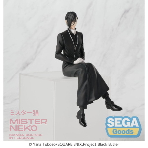 Black Butler: Boarding School Arc PM Perching PVC Statue Sebastian Michaelis 16 cm