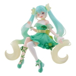 Hatsune Miku Noodle Stopper PVC Statue Flower Hatsune Miku Lime Ver. 14 cm