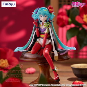 Figure Vocaloid - Hatsune Miku - PVC Statue Hatsune Miku Noodle Stopper Flower Fairy Camellia 15 cm