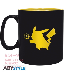 Tazza - Pokemon - Mug Golden Pikachu Black Icon Big size - Mug 460 ml