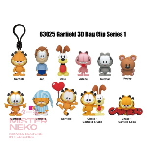 Garfield 3D Foam Bag Clips Serie 1 (una bustina random)