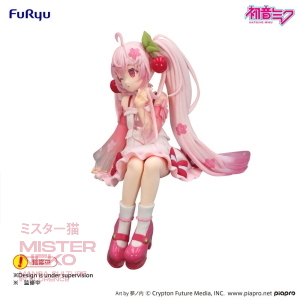 Hatsune Miku - Noodle Stopper PVC - Statue - Sakura Miku 2025 Wink Ver. 14 cm