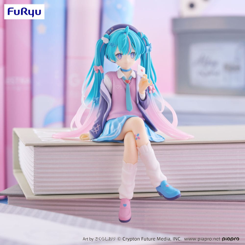 Figure Vocaloid - Hatsune Miku - PVC Statue Hatsune Miku Noodle Stopper Love Blazer Navy Color 14 cm 