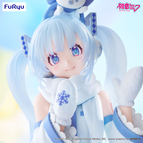 Figure Vocaloid - Hatsune Miku - PVC Statue Hatsune Miku Noodle Stopper Snow Miku Sky Town 10th Ver. 10 cm - Arrivo Stimato 15/2