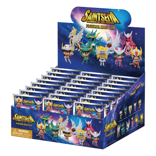 Saint Seiya 3D Foam Bag Clips Serie 1 (una bustina random)