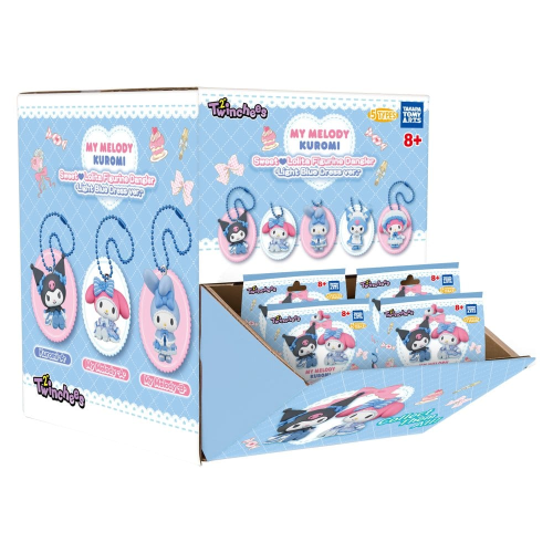 Sanrio - Twinchees Mini Figures My Melody x Kuromi Sweet Lolita 5 cm (una bustina random)