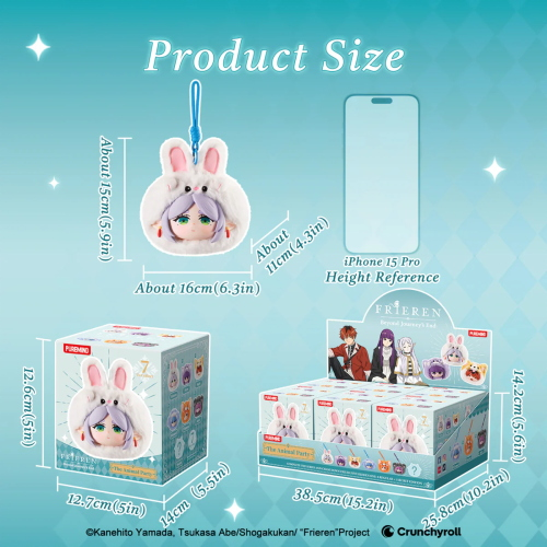 Frieren - The animal party - Vinyl Plush (una box random)