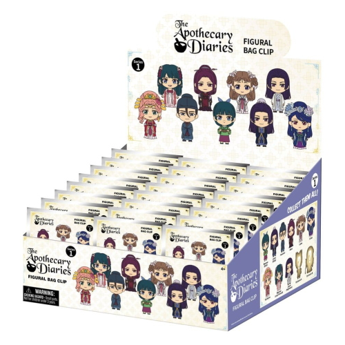 The Apothecary Diaries 3D Foam Bag Clips Serie 1 (una bustina random) _ Arrivo Stimato GENNAIO 2027